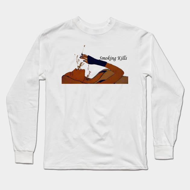 Smoking Kills Long Sleeve T-Shirt by OtakuArtistry0106